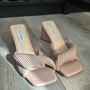 Steve Madden block heels mules